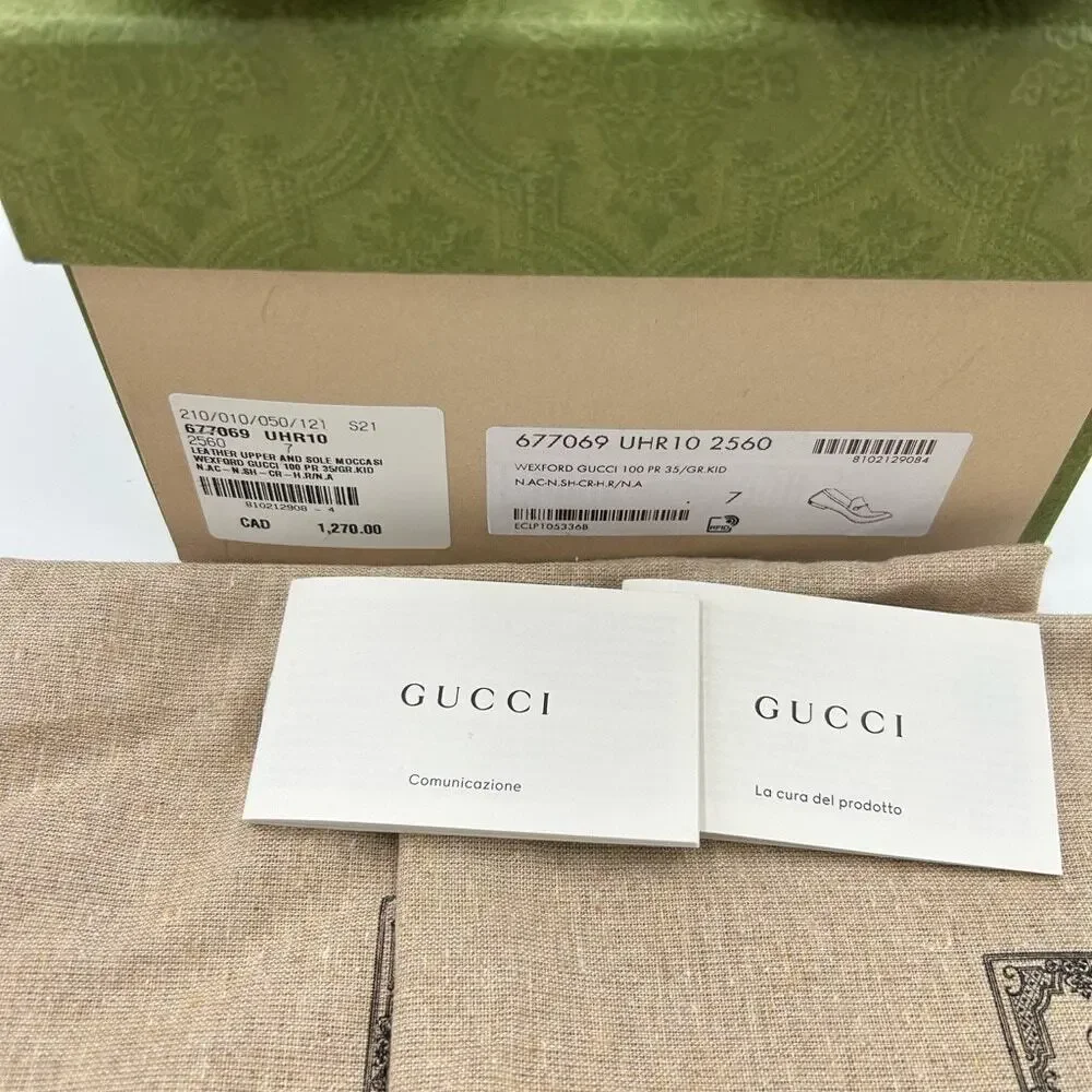 Men's Gucci JORDAAN 100th anniversary horse bit loafers size 7